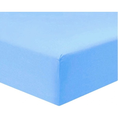 TiaHome Prostěradlo jersey světlemodré 90x200