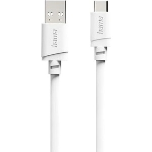 Hama Кабел usb-a - usb-c, 2 м, бял (hama-201813) - megamag