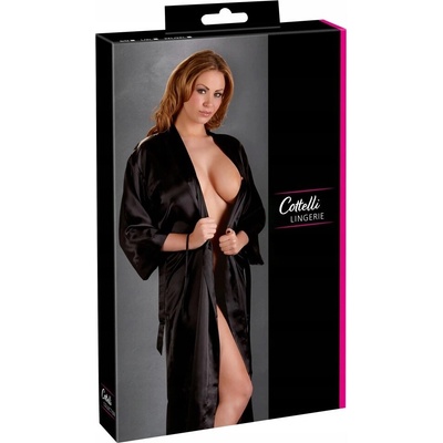 Cottelli Kimono černé se vzorem – Zbozi.Blesk.cz