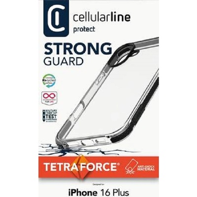 Cellularline Калъф Cellularline - Tetra, iPhone 16 Plus, прозрачен (TETRACIPH16MAXT)