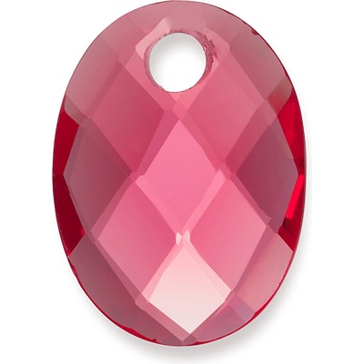 Sparkling Jewels Oválný přívěsek z fuchsiového křemene PENGEM51 MO