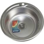 Mixxus Z490-08-180MD (micro decor) кухненска мивка от неръждаема стомана (8540) Мивка за вграждане