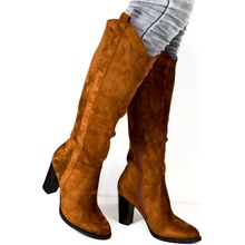 Dámske čižmy Domaniere hnedé