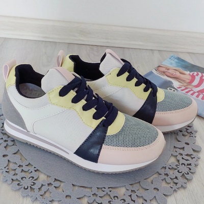 Timelook fashion dámské tenisky na klínku AB668G