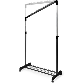 Compactor Черна метална телескопична/на колелца стойка за дрехи Under Stairs - Compactor (RAN9758)