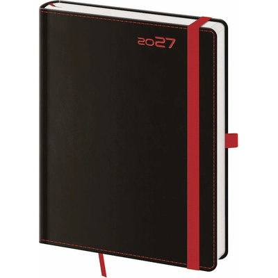 Helma 365 týdenní 2027 B6 Black Red