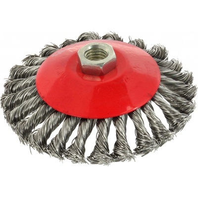 GEKO Kotoučový drátěný kartáč kruhový - pletený drát 125mm G00607