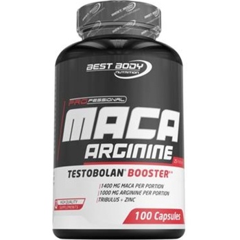 Best Body Nutrition Hardcore MACA Arginine Testobolan Booster - 100 капсули