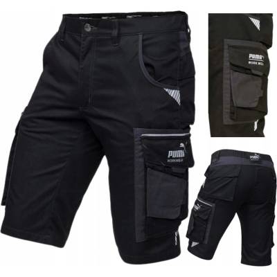 Pánske pracovné šortky čierne Puma Workwear Precision 30-1512 -54
