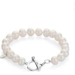 Swan Гривна със сладководни бели перли R238BW Swan