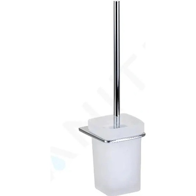 Kielle Vega WC štětka nástěnná s držákem matné sklo chrom 40518000