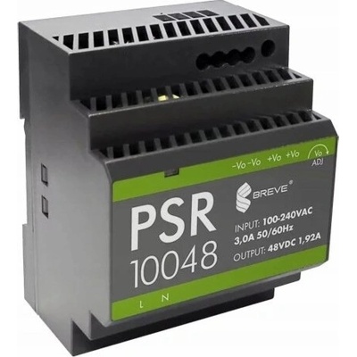 SilentiumPC Spínaný napájecí zdroj PSR 10048 230/48VDC 1,92A na DIN lištu, Napětí: 85-264VAC, Ta70, 17000-1568