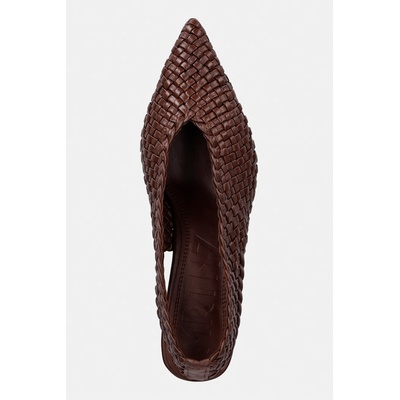 Souliers Martinez обувки с ток от кожа BIANCA (BIANCA.DBROWN)