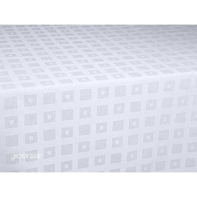 SCANquilt Obrus KAN 23976 biela 150x150 cm
