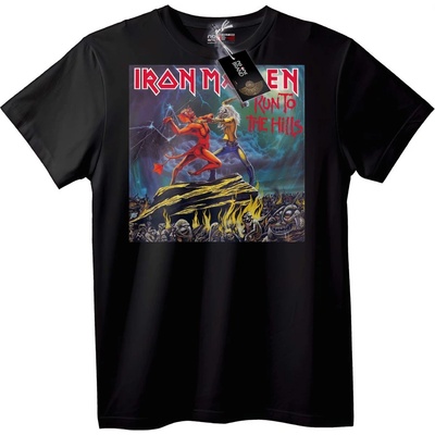NOONEBRAND Тениска Iron Maiden Бягство към хълмовете - S, White
