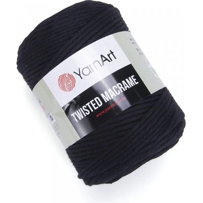 Twisted Macrame 500 g barva 750 černá