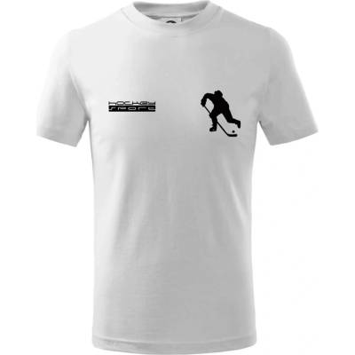 Hockey sport tričko detské Biela