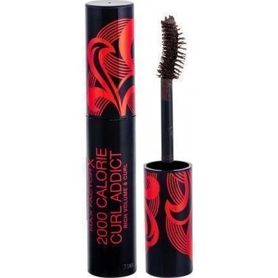 Max Factor 2000 Calorie Curl Addict riasenka pre objem a natočenie mihalníc black Brown 11 ml