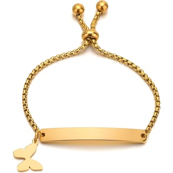 HARAHU Гривна ha-20252 - Златна / Пеперуда kp20252 (ha-20252)