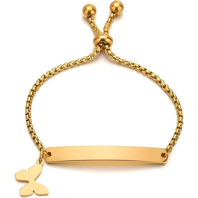 HARAHU Гривна ha-20252 - Златна / Пеперуда kp20252 (ha-20252)