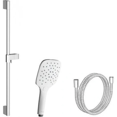 Ravak Príslušenstvo - Sprchový set 921.00, ruční sprcha Air, 3 funkce, tyč 70 cm, sprchová hadice z odolného plastu 150 cm, chrom X07S002