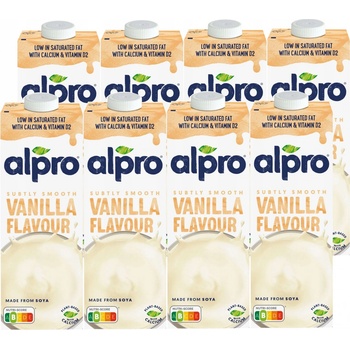 Alpro sójový nápoj s vanilkovou príchuťou 8 x 1 l