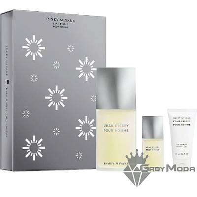 Issey Miyake L'Eau d'Issey - EDT тоалетна вода 125 ml + балсам за след бръснене 50 ml + душ гел 50 ml - подаръчен комплект за мъже (1910603)