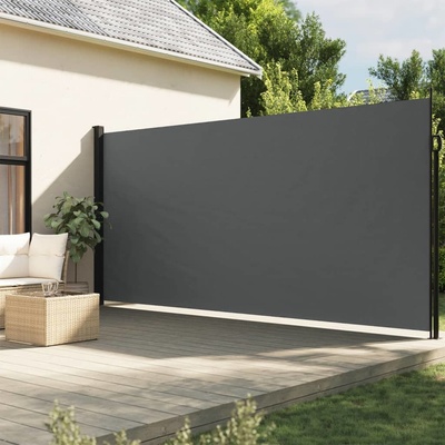 vidaXL Zatahovací boční markýza antracitová 200 x 300 cm