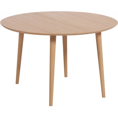 Kave Home Dubový rozkládací jídelní stůl Oqui 120/200 x 120 cm