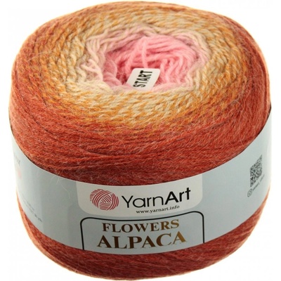 Flowers Alpaca příze YarnArt 414