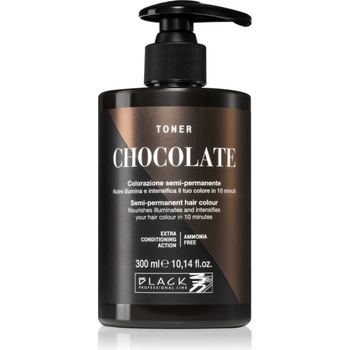Black Professional Toner тонер за естествени нюанси Chocolate 300ml