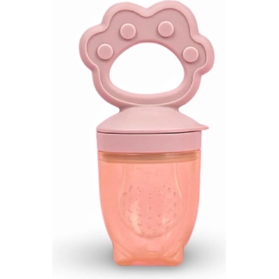Malý Ježko cumeľ na kŕmenie pre ovocie a zeleninu Powder Pink
