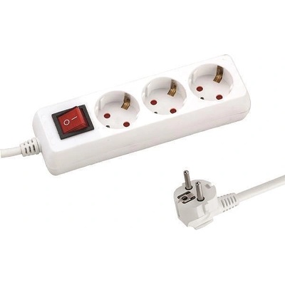 EUROLAMP РАЗКЛОНИТЕЛ 3 ГНЕЗДА, КЛЮЧ, ДЕТСКА ЗАЩИТА, 3М