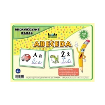 Karty na precvičovanie abeceda