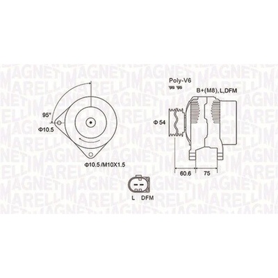 Generátor MAGNETI MARELLI 063731757010