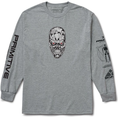Primitive TERMINATOR SKYNET LS TEE Grey Heather