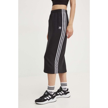 adidas Originals Пола adidas Originals Knitted Skirt в черно среднодълга със стандартна кройка IY7279 (IY7279)