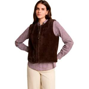 Tom Tailor Елек Tom tailor 1053331 vest - Brown (Java Dark Brown)