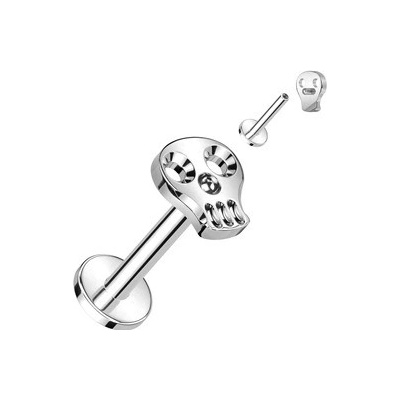 Šperky4U piercing do brady labreta titan TIT1295-1208