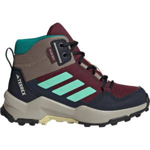 adidas Terrex Детски туристически обувки adidas Terrex Kid's Terrex AX4R Rain. RDY Mid Walking boots - Maroon / Pulse Mint / Chalky Brown - размер 35, 5 (EU) (702-3830-1023)