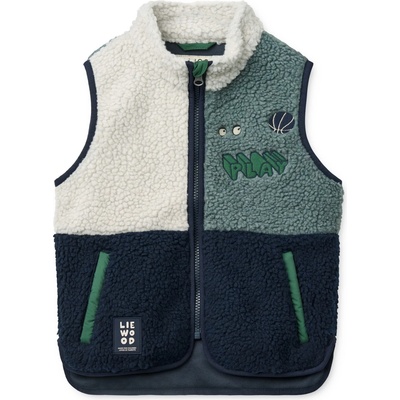 LIEWOOD Детски поларен елек LIEWOOD Kid's Vada Pile Vest Fleece vest - Play Mix - размер 80 (EU) (703-7294-0211)