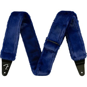 FENDER Колан за китара Poodle Plush Strap Blue by Fender