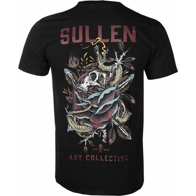 Tričko hardcore Sullen FLORAL SERPENT černá