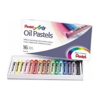 Pentel Olejové pastely 16 barev
