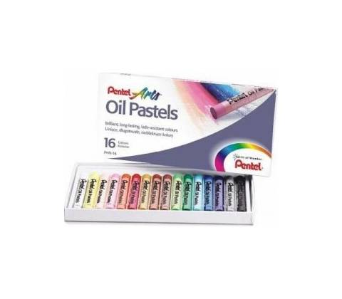 Pentel Olejové pastely 16 barev