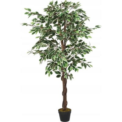 vidaXL Umělý fíkus 1 008 listů 180 cm zelený
