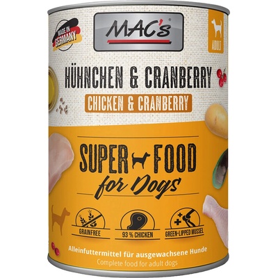 MAC's Dog kura a brusnica 6 x 800 g