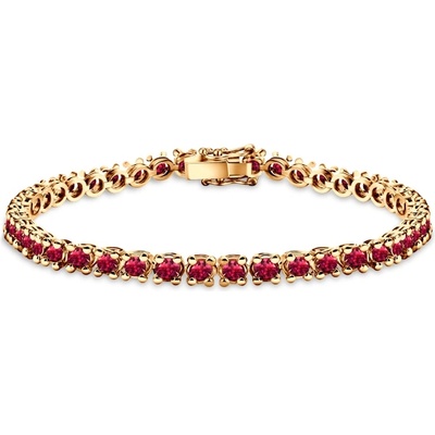 SAVICKI Тенис гривна Luminy 4, 5 мм: злато, рубини