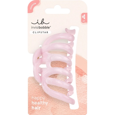 invisibobble Clipstar Rose Glimmer skřipec do vlasů velikost L 1 ks