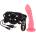 Seven Creations 7inch Vibration Dildo Strap-on pink